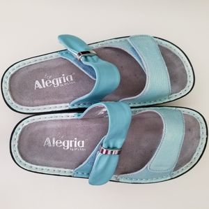 Alegria blue sandals